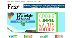Desktop Screenshot of ferndalefriends.net